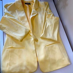 Yellow ELEMENTZ blazer